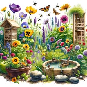 how to attract butterflies, ladybugs and bees to your garden