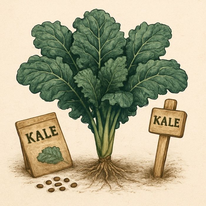 growing kale in your garden