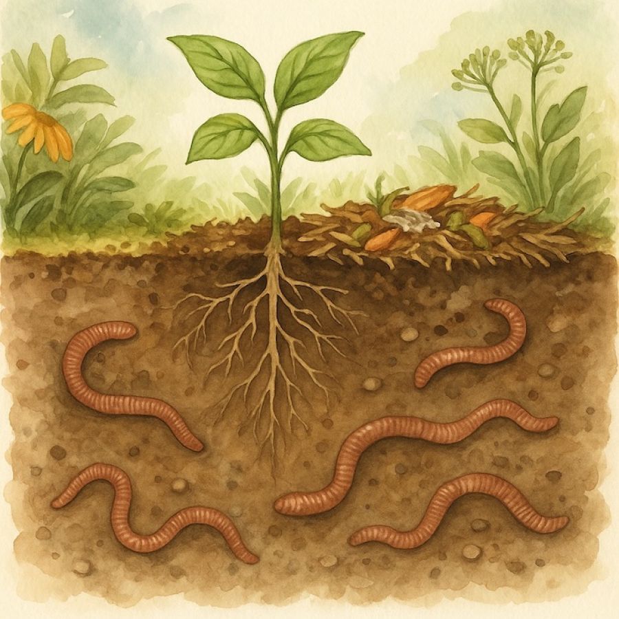 how many worms