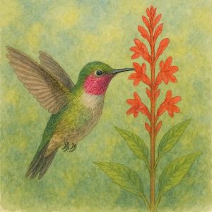 attracting hummingbirds