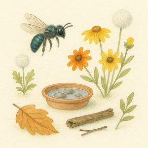 naitve bee friendly garden