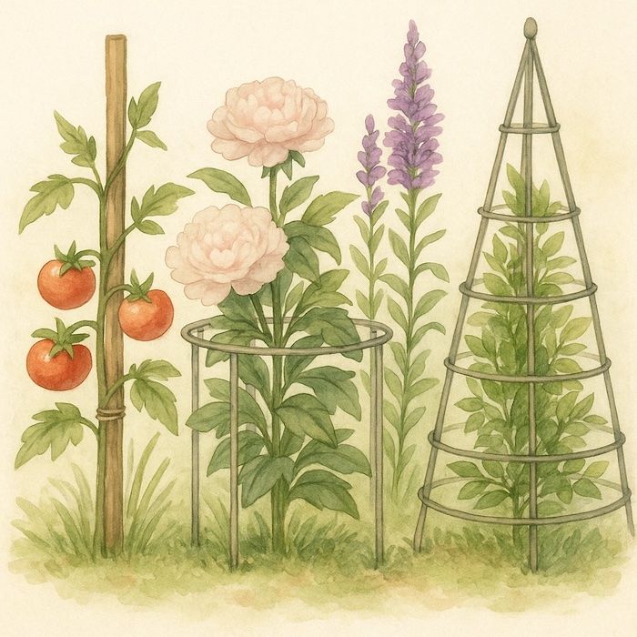 how to stake plants