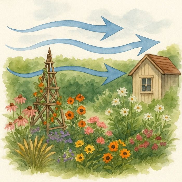 why airflow is critical for garden and plant health