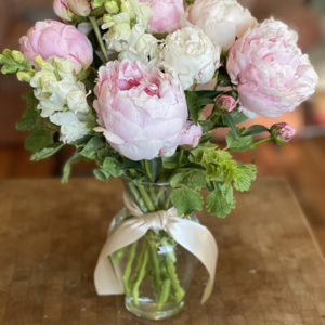 Cutting Peony Flowers