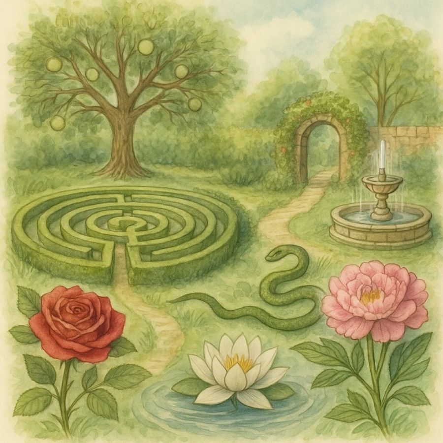 symbolism in gardens