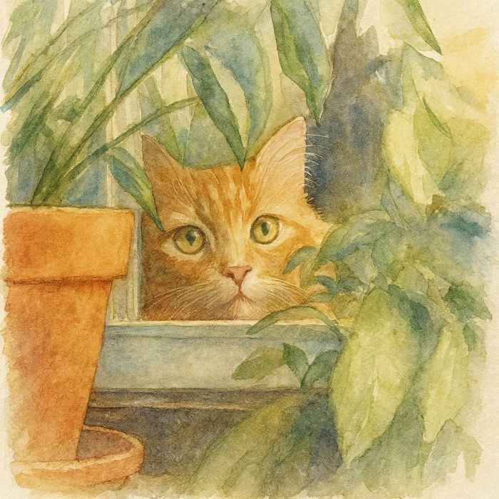 non-poisonous pplants for cats