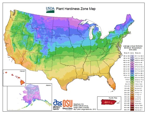 planting zone map