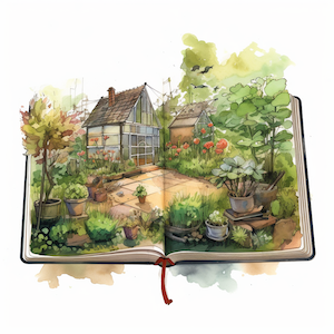how to journal in the garden