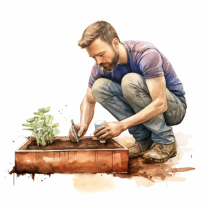 Using a ph and moisture meter in gardening