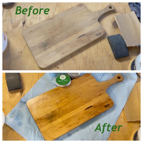 Finishing Wax, Serving Board & Cutting Board Care