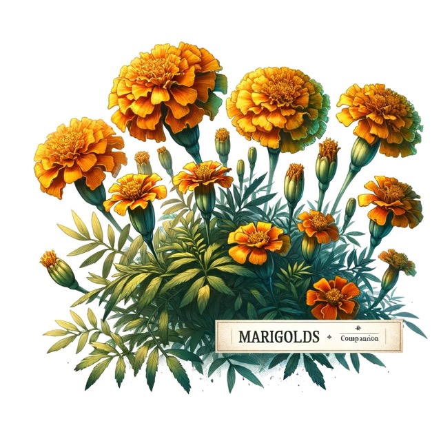 marigolds as a companion plant