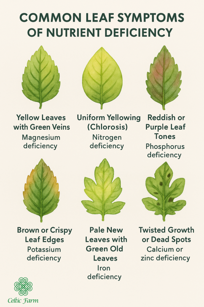 leaf deficiency guide