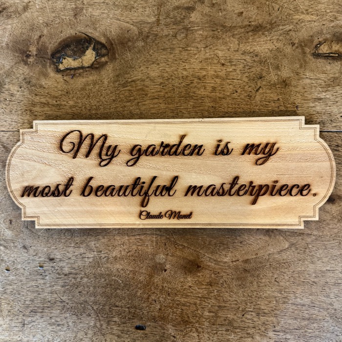 garden quotes sign